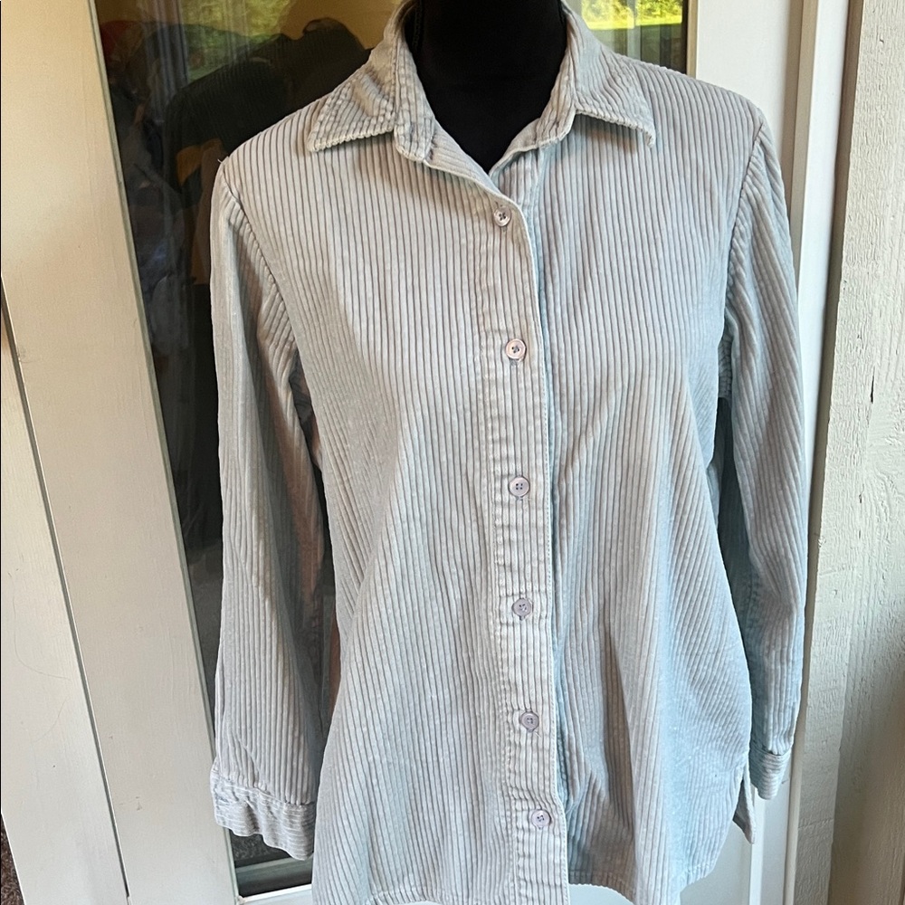 Corduroy Button-Up Shirt
